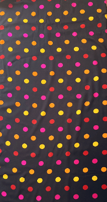 Multicolor polkadot fabric